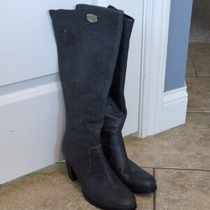 UGG Black Heeled Boots